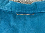 REI Co-op Utility Button Up Shirt Mens Teal Blue Elbow Patches Workwear Sz XXL