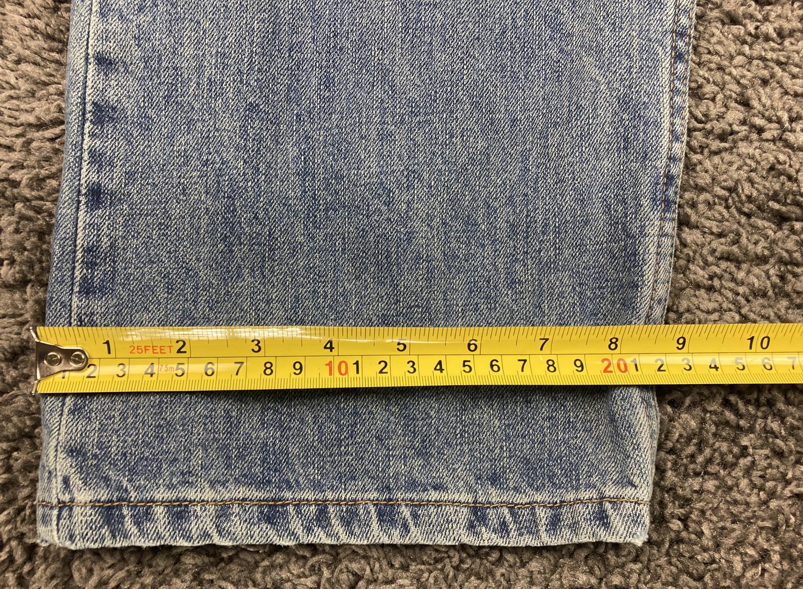 Lee Regular Fit Jeans Mens Light Wash Blue Sz 40x29