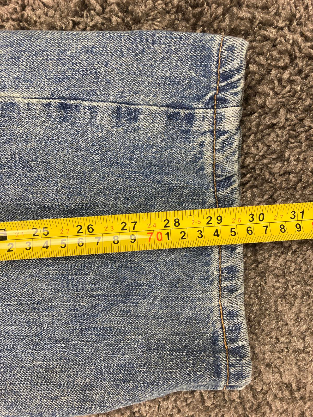 Lee Regular Fit Jeans Mens Light Wash Blue Sz 40x29