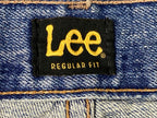 Lee Regular Fit Jeans Mens Light Wash Blue Sz 40x29