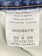 Lee Regular Fit Jeans Mens Light Wash Blue Sz 40x29