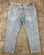Lee Regular Fit Jeans Mens Light Wash Blue Sz 40x29