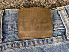 Lee Regular Fit Jeans Mens Light Wash Blue Sz 40x29