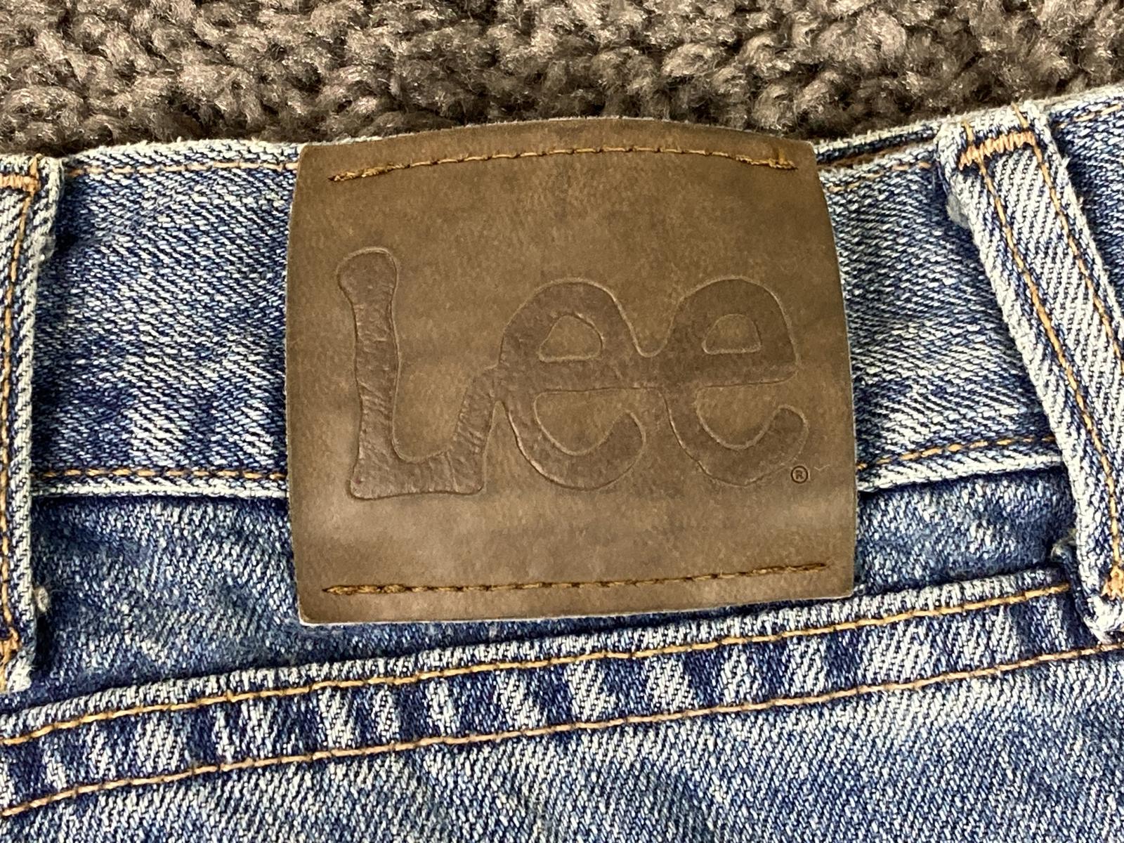 Lee Regular Fit Jeans Mens Light Wash Blue Sz 40x29