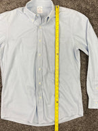 Brooks Brothers Regent Fit Non-Iron Dress Shirt  Blue Check Mens Sz 15.5 34/35