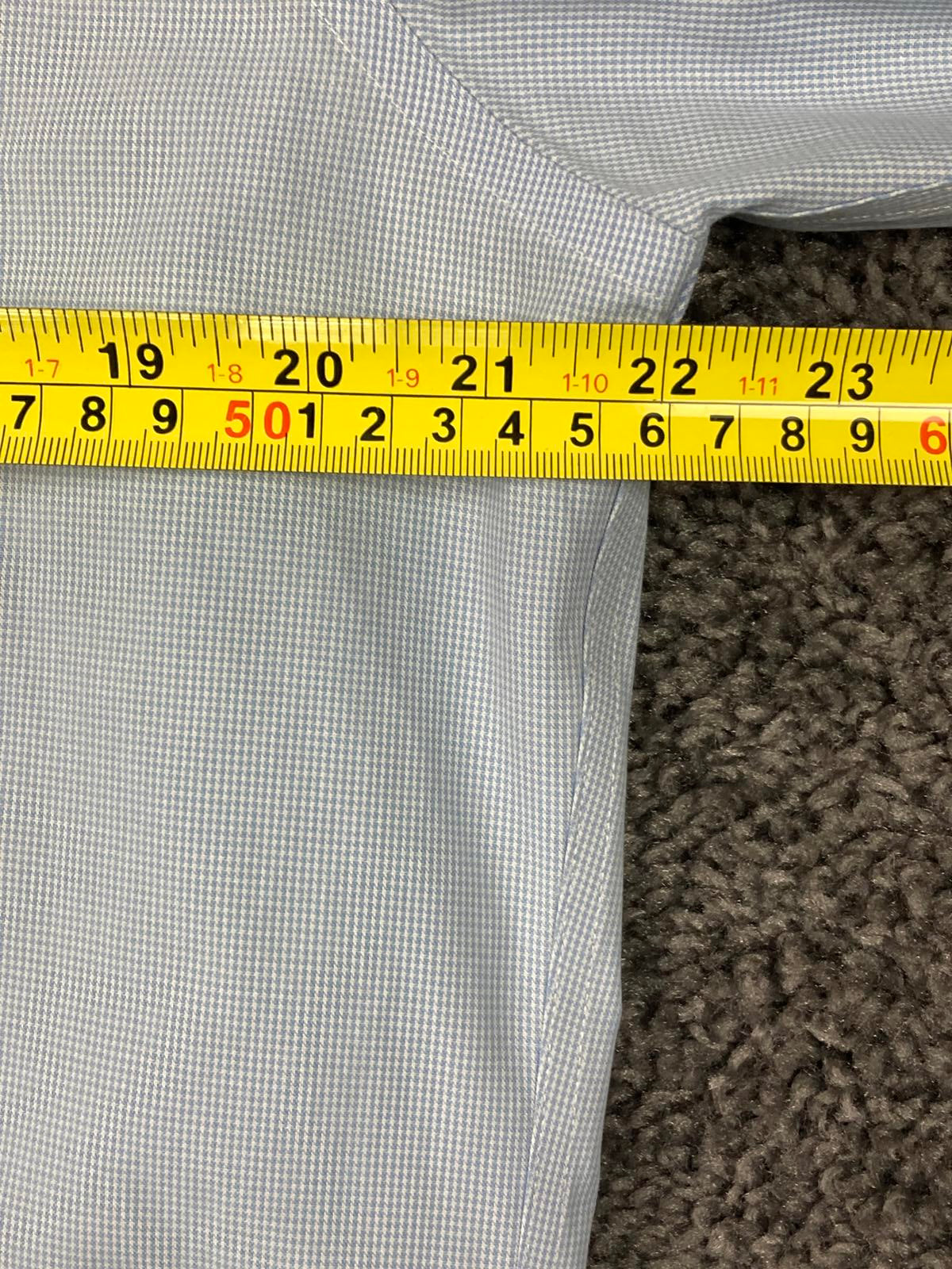 Brooks Brothers Regent Fit Non-Iron Dress Shirt  Blue Check Mens Sz 15.5 34/35