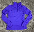 REI Plum Purple Quarter Zip Base Layer Top Women’s Size S
