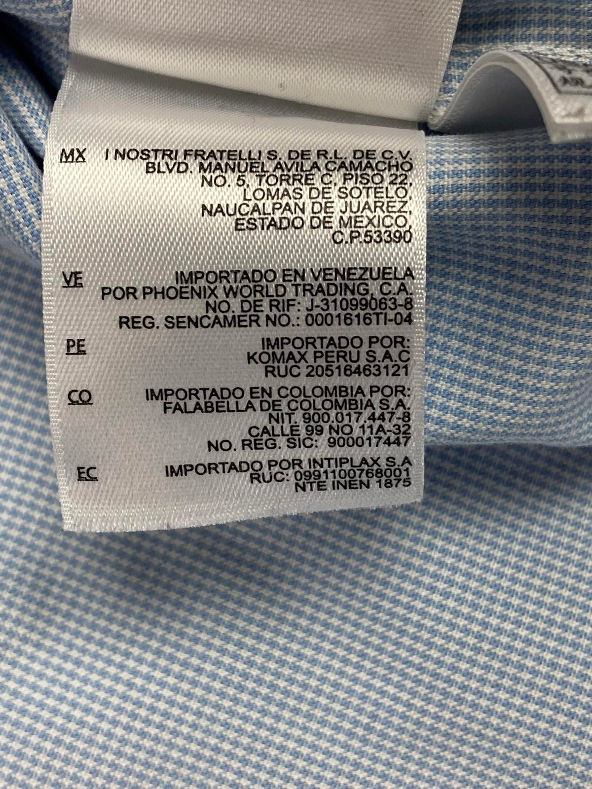 Brooks Brothers Regent Fit Non-Iron Dress Shirt  Blue Check Mens Sz 15.5 34/35