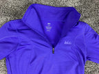 REI Plum Purple Quarter Zip Base Layer Top Women’s Size S