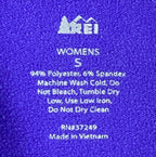 REI Plum Purple Quarter Zip Base Layer Top Women’s Size S