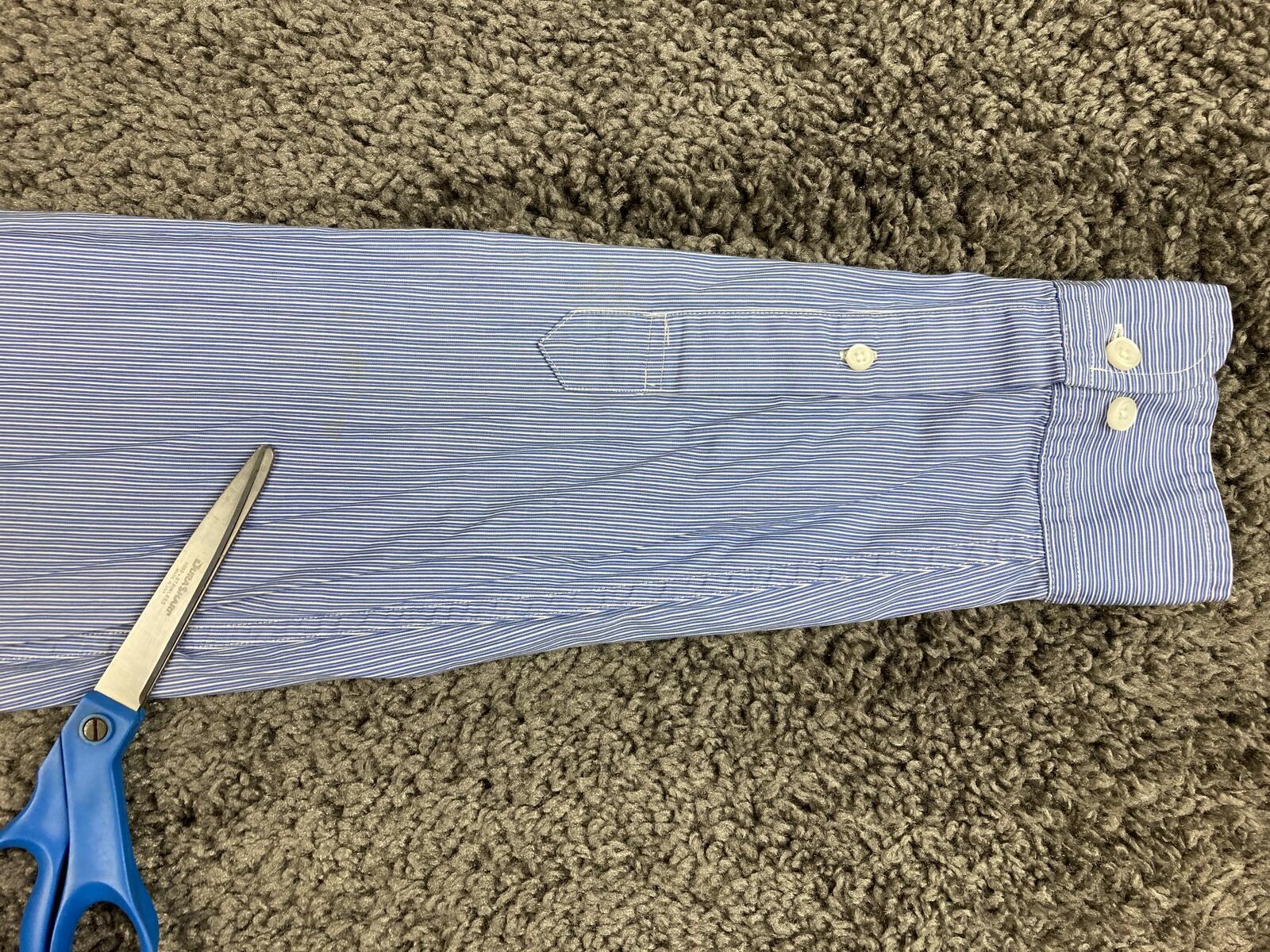 Brooks Brothers Shirt Mens L Blue White Stripe Button Down Long Sleeve Sz Large