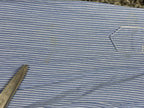 Brooks Brothers Shirt Mens L Blue White Stripe Button Down Long Sleeve Sz Large