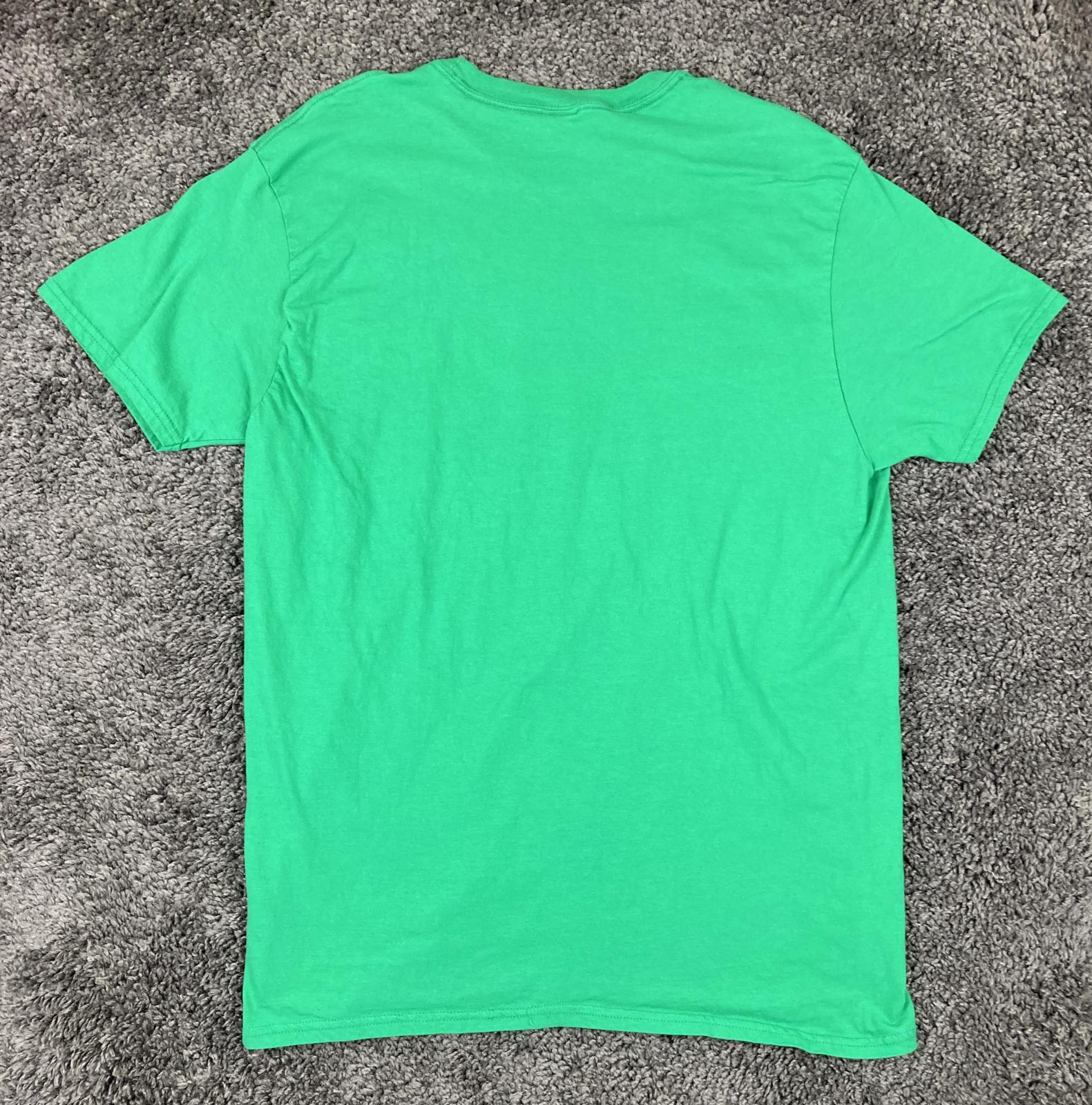 Bud Light Shamrock Logo Graphic Green Short Sleeve Crewneck T-Shirt Men’s Sz L