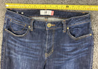 Cabi High Straight Jeans Dark Wash Indigo Blue Stretch Denim Size 10