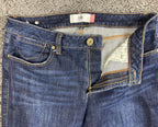 Cabi High Straight Jeans Dark Wash Indigo Blue Stretch Denim Size 10