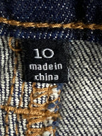 Cabi High Straight Jeans Dark Wash Indigo Blue Stretch Denim Size 10