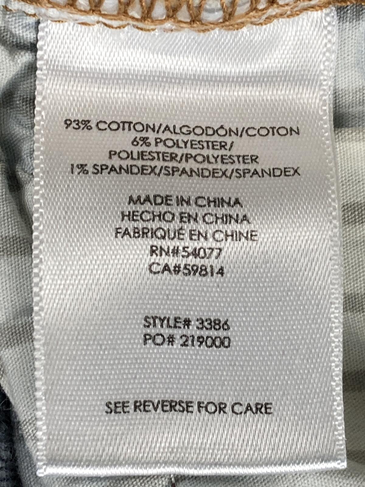 Cabi High Straight Jeans Dark Wash Indigo Blue Stretch Denim Size 10