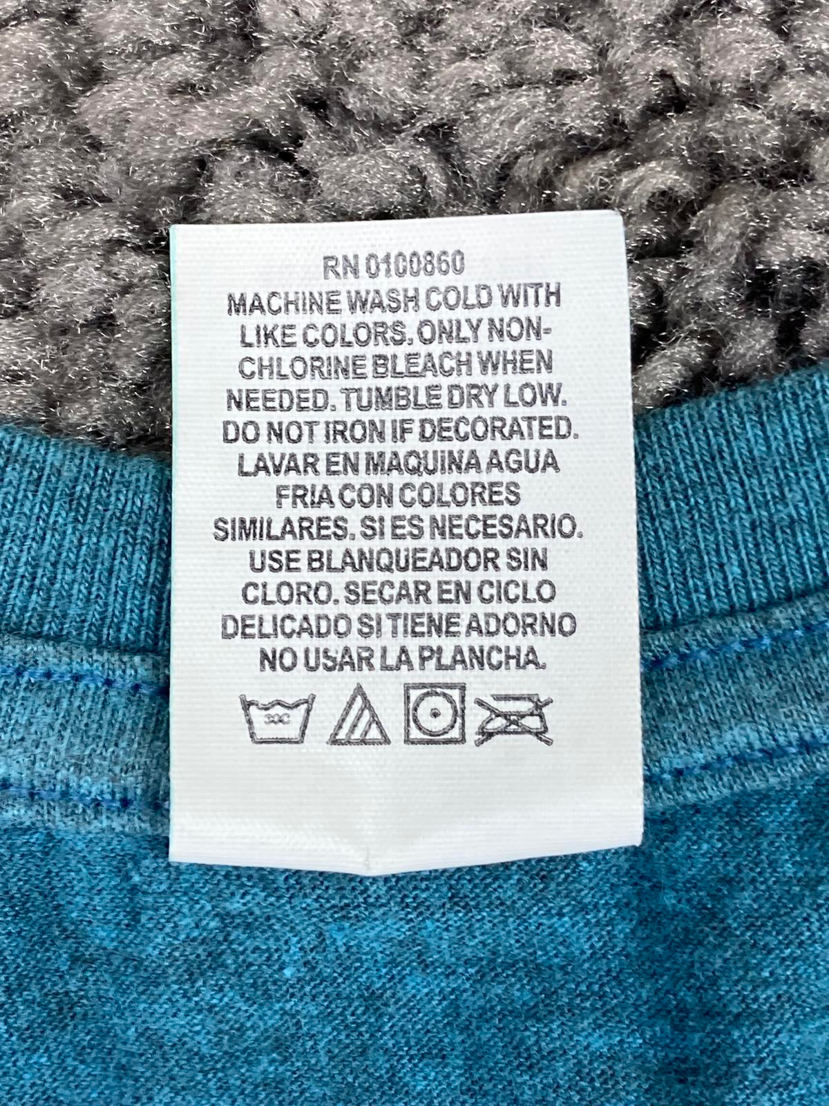 Area 51 Open Range Graphic T-Shirt Womens Blue Heather Tee Szs S