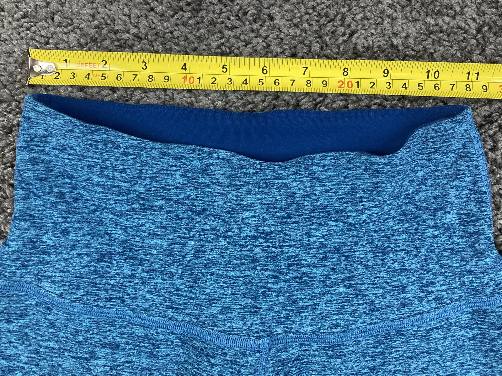 Beyond Yoga Spacedye High Waisted Leggings Full Length Turquoise Blue Heather M