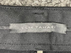 Elie Tahari Womens Virgin Wool Blend Flare Black Dress Pants Trousers Sz 14