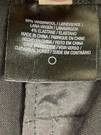 Elie Tahari Womens Virgin Wool Blend Flare Black Dress Pants Trousers Sz 14