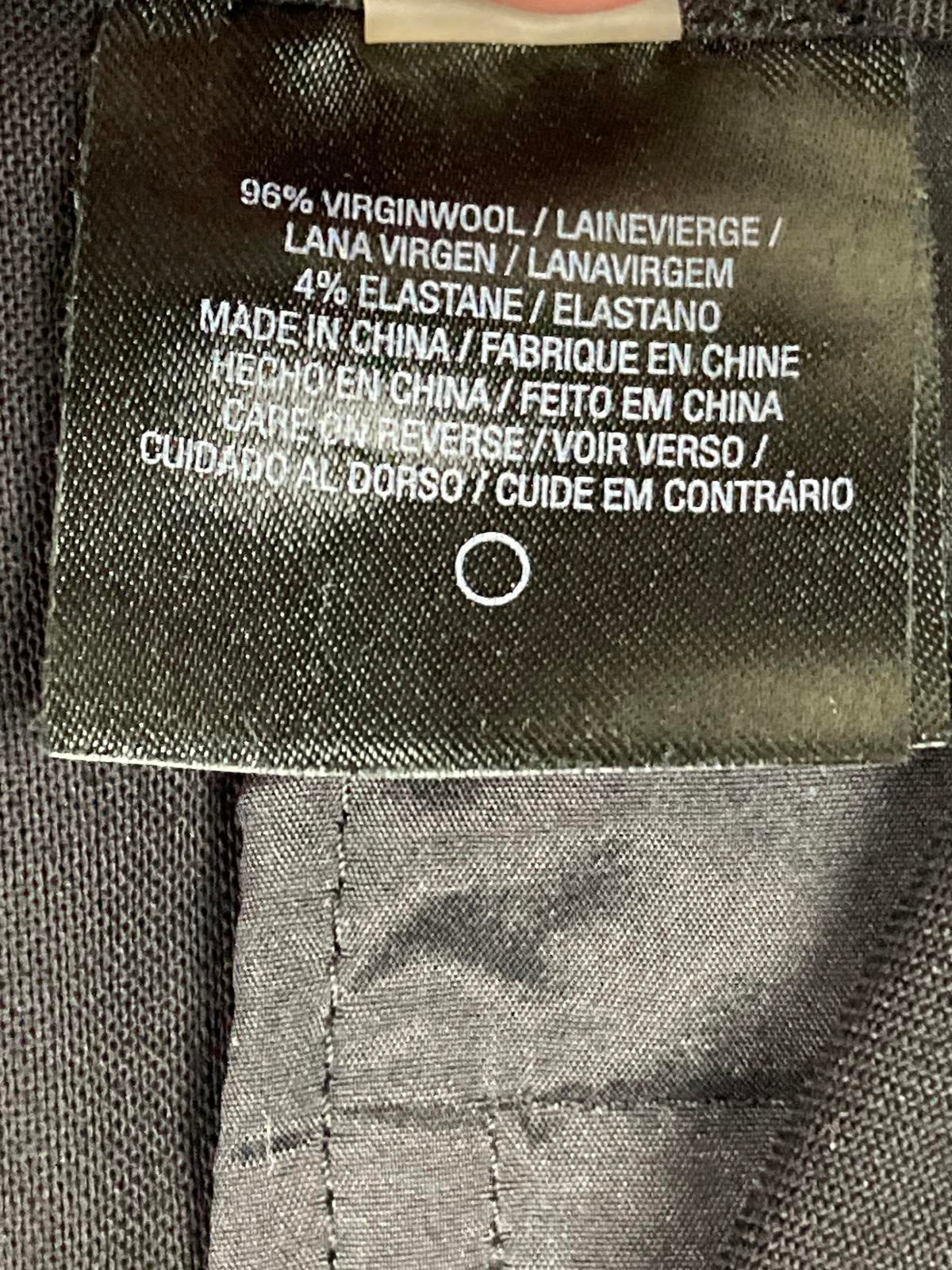 Elie Tahari Womens Virgin Wool Blend Flare Black Dress Pants Trousers Sz 14