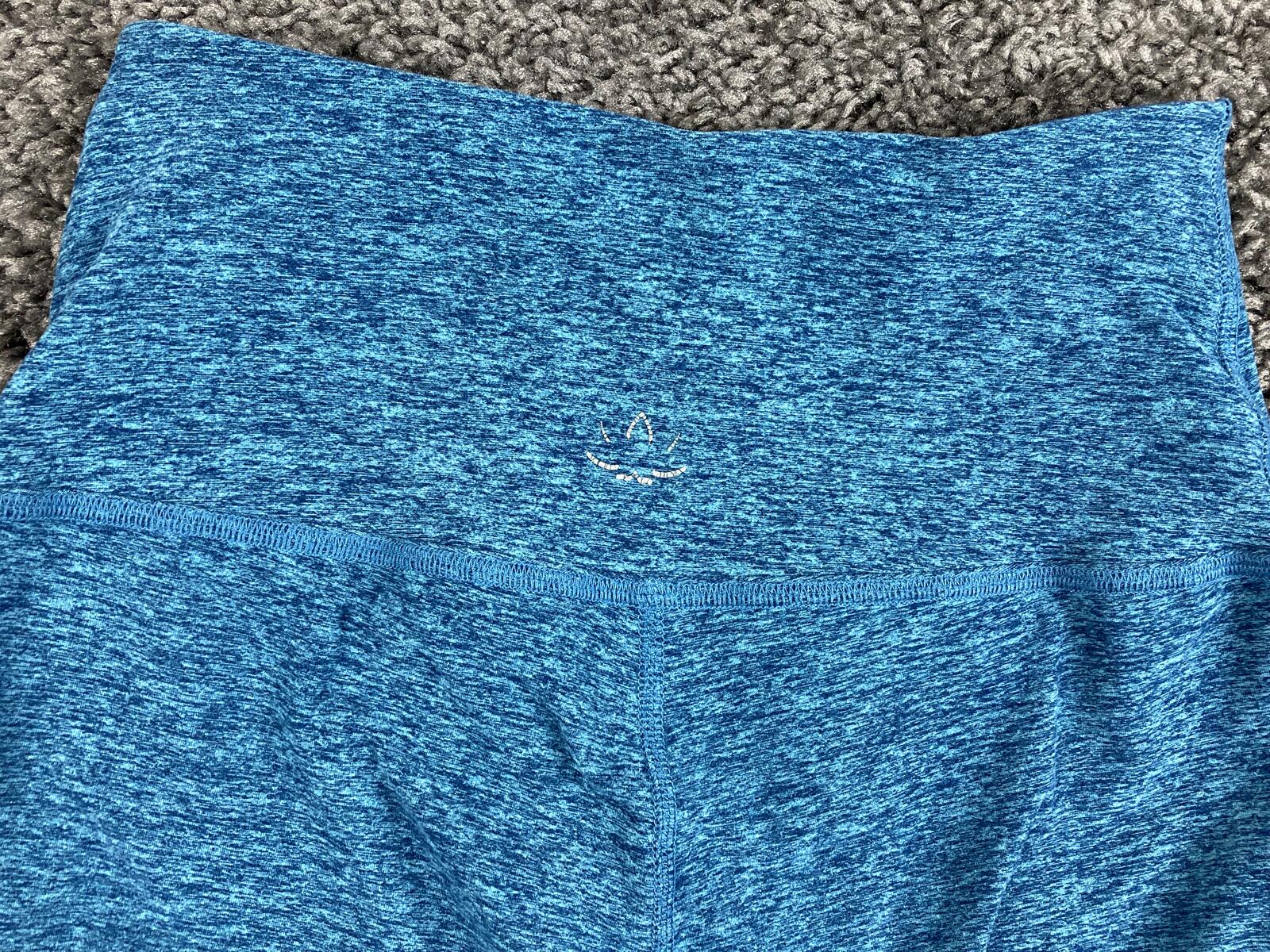 Beyond Yoga Spacedye High Waisted Leggings Full Length Turquoise Blue Heather M