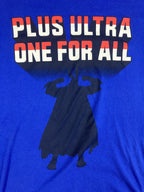 Uniqlo UT My Hero Academia All Might T Shirt Blue Plus Ultra One For All Sz XL