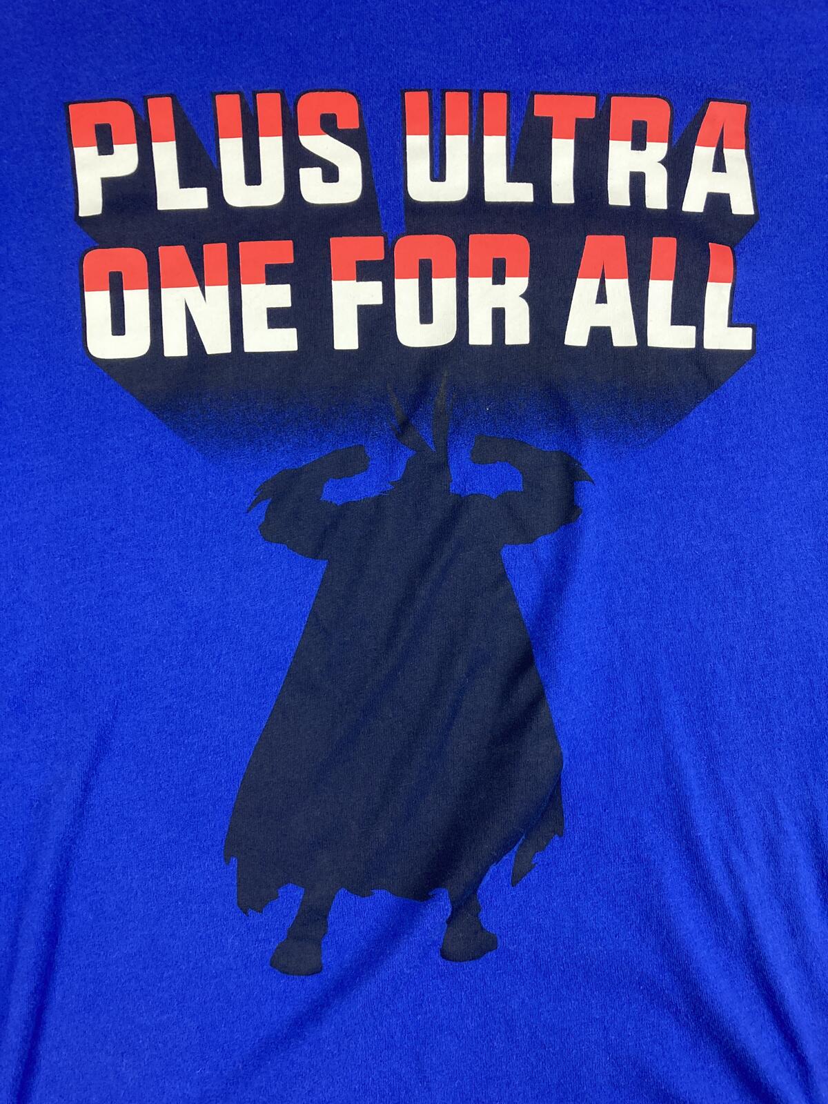 Uniqlo UT My Hero Academia All Might T Shirt Blue Plus Ultra One For All Sz XL