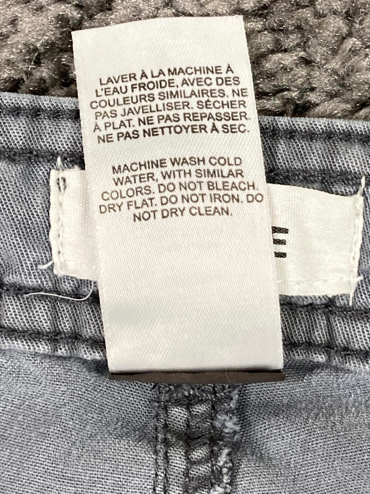 Garage Gray Cargo Pants Womens Drawstring Waist Utility Pockets Size 0