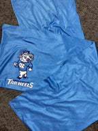 UNC Tar Heels Rameses Window Valance 87"x16" Curtain Topper Carolina Blue NCAA