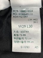 Levi's 721 High Rise Skinny Jeans Black Stretch Womens Size 29x30