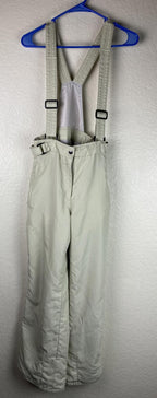 Phenix Japan Ski Snow Pants Beige Women’s L JASPO Insulated Adjustable Suspender