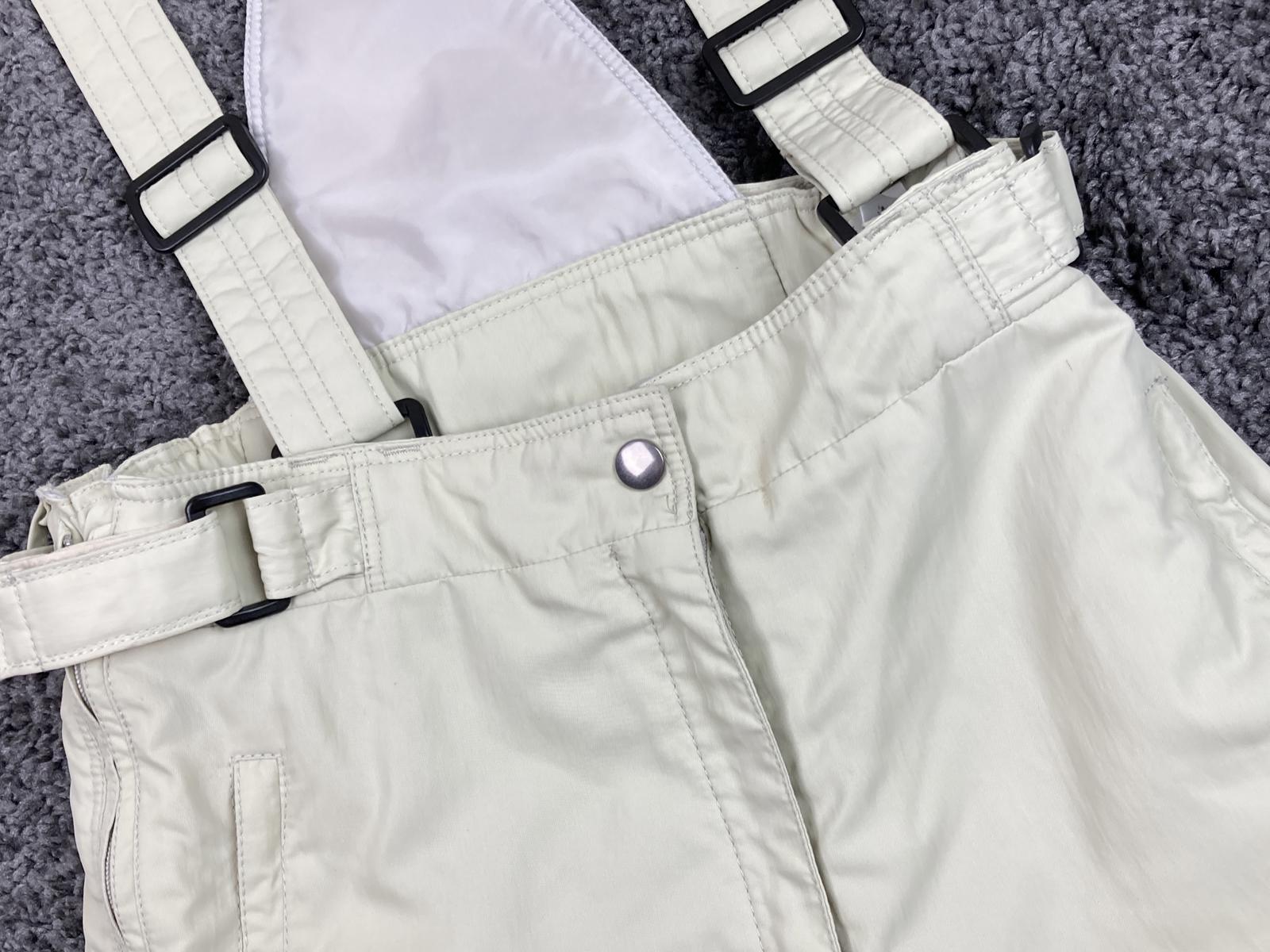 Phenix Japan Ski Snow Pants Beige Women’s L JASPO Insulated Adjustable Suspender
