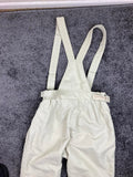 Phenix Japan Ski Snow Pants Beige Women’s L JASPO Insulated Adjustable Suspender