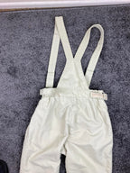 Phenix Japan Ski Snow Pants Beige Women’s L JASPO Insulated Adjustable Suspender