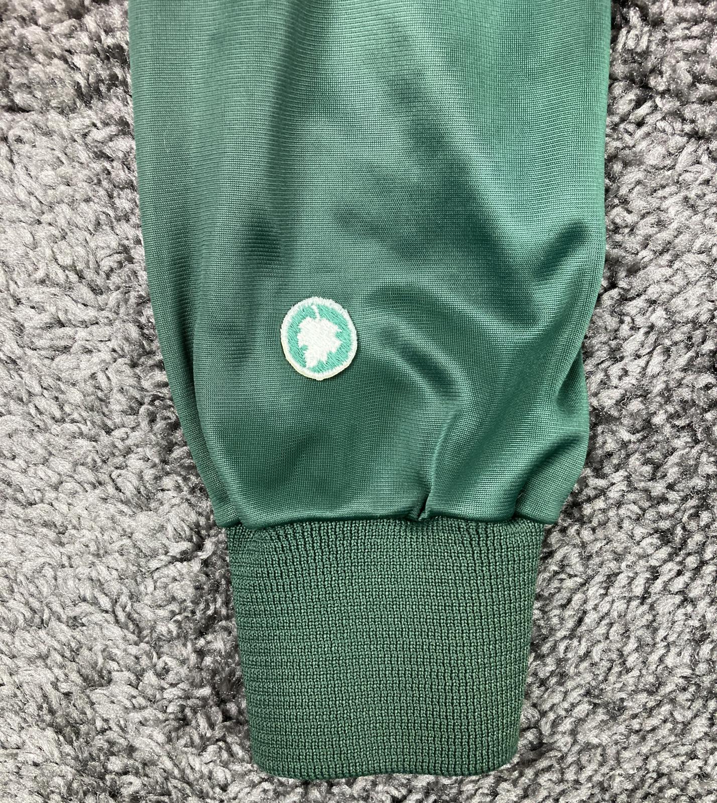 Vintage Paul Sullivan Sportswear Green Track Jacket Full Zip Mens Size Medium