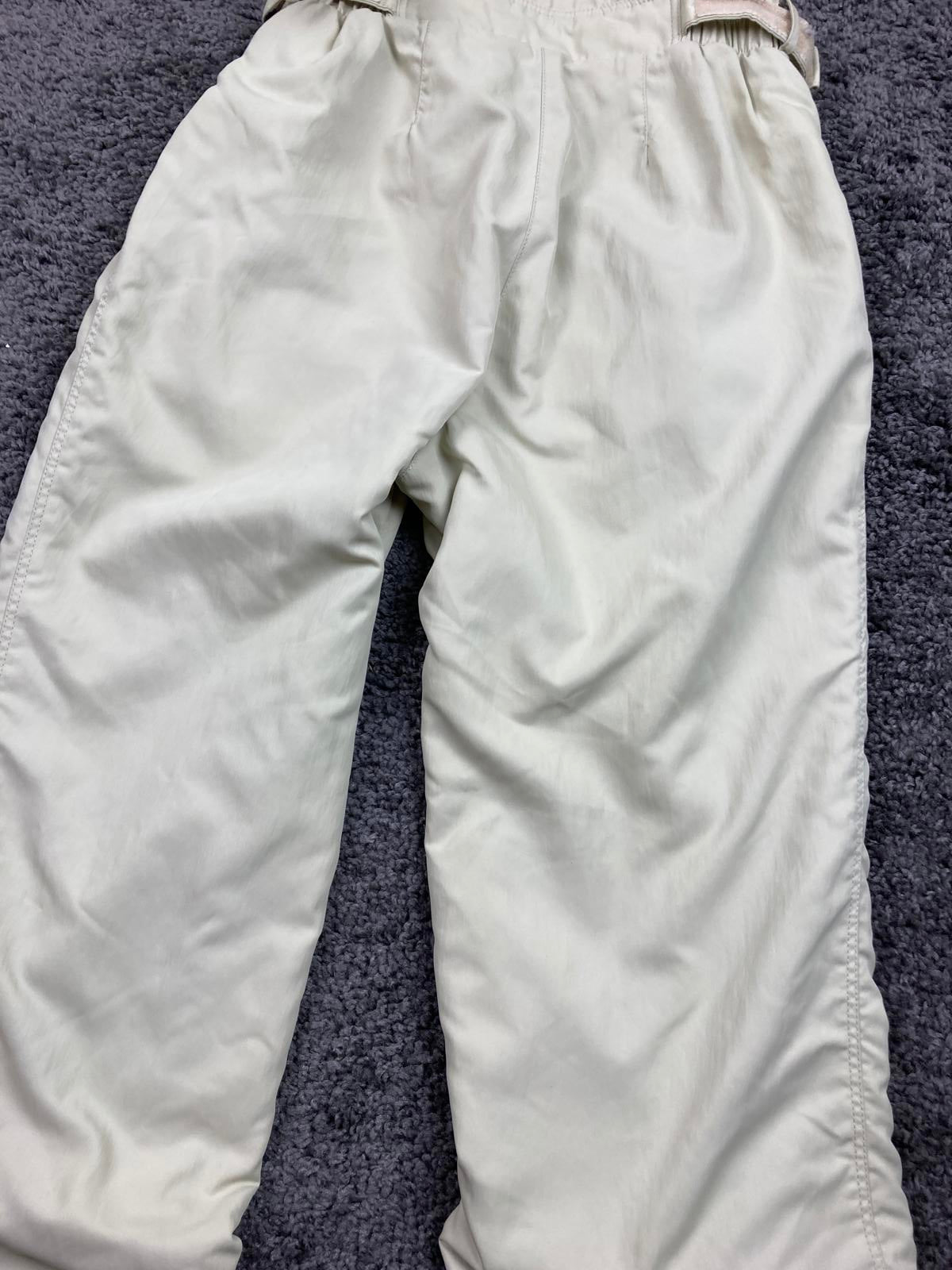 Phenix Japan Ski Snow Pants Beige Women’s L JASPO Insulated Adjustable Suspender