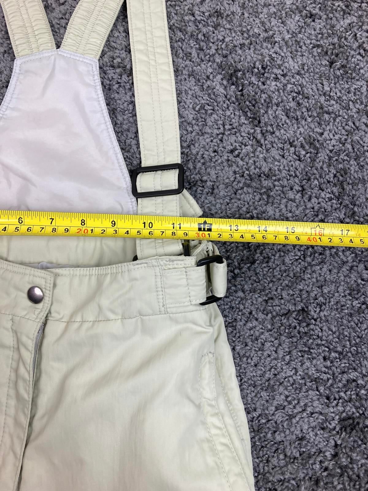 Phenix Japan Ski Snow Pants Beige Women’s L JASPO Insulated Adjustable Suspender