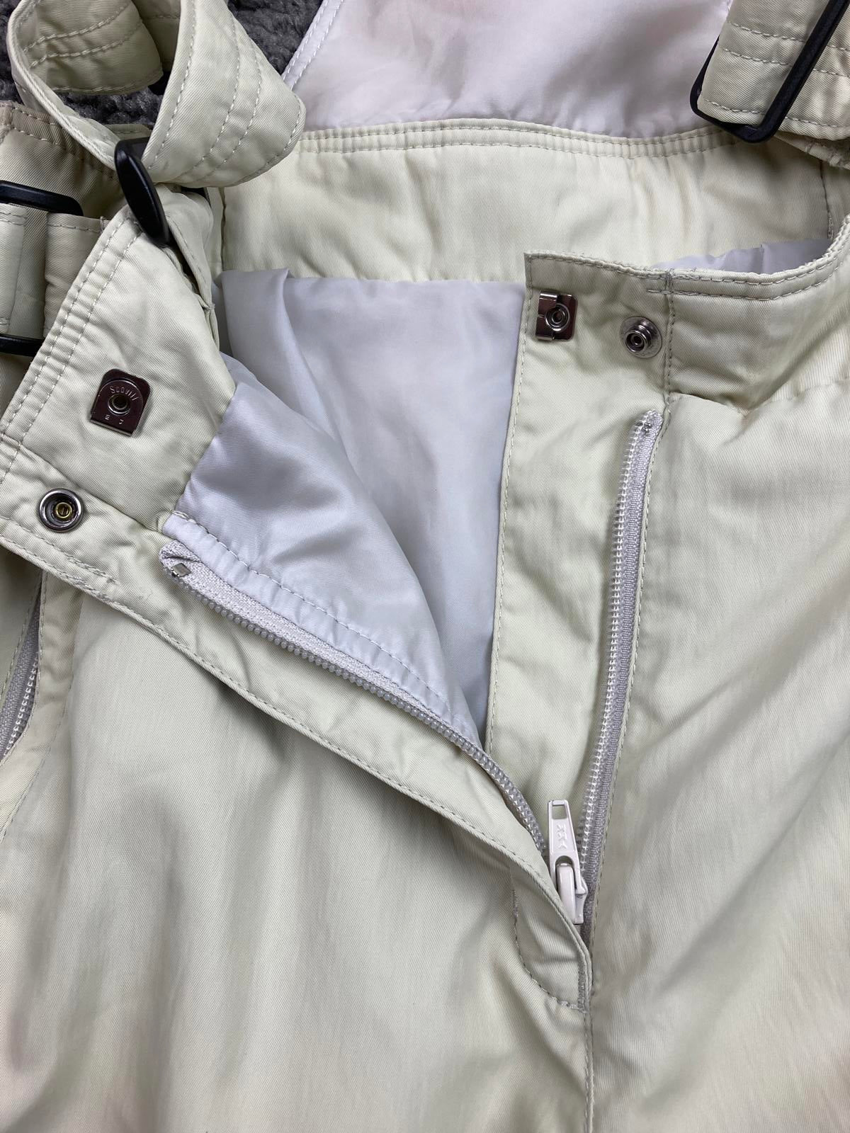 Phenix Japan Ski Snow Pants Beige Women’s L JASPO Insulated Adjustable Suspender