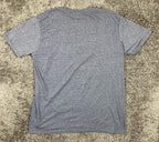 Sony PlayStation Logo Katakana Japanese Text Graphic Gray Men's L T-Shirt