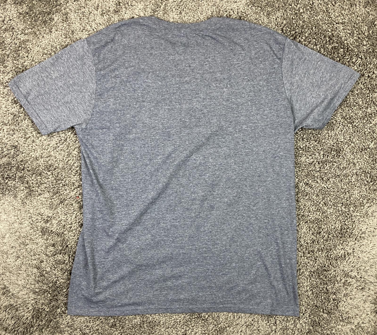 Sony PlayStation Logo Katakana Japanese Text Graphic Gray Men's L T-Shirt