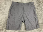 Billabong Platinum X Hybrid Shorts Mens Grey Striped Boardshorts Sz 32