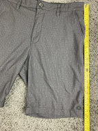Billabong Platinum X Hybrid Shorts Mens Grey Striped Boardshorts Sz 32