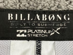 Billabong Platinum X Hybrid Shorts Mens Grey Striped Boardshorts Sz 32
