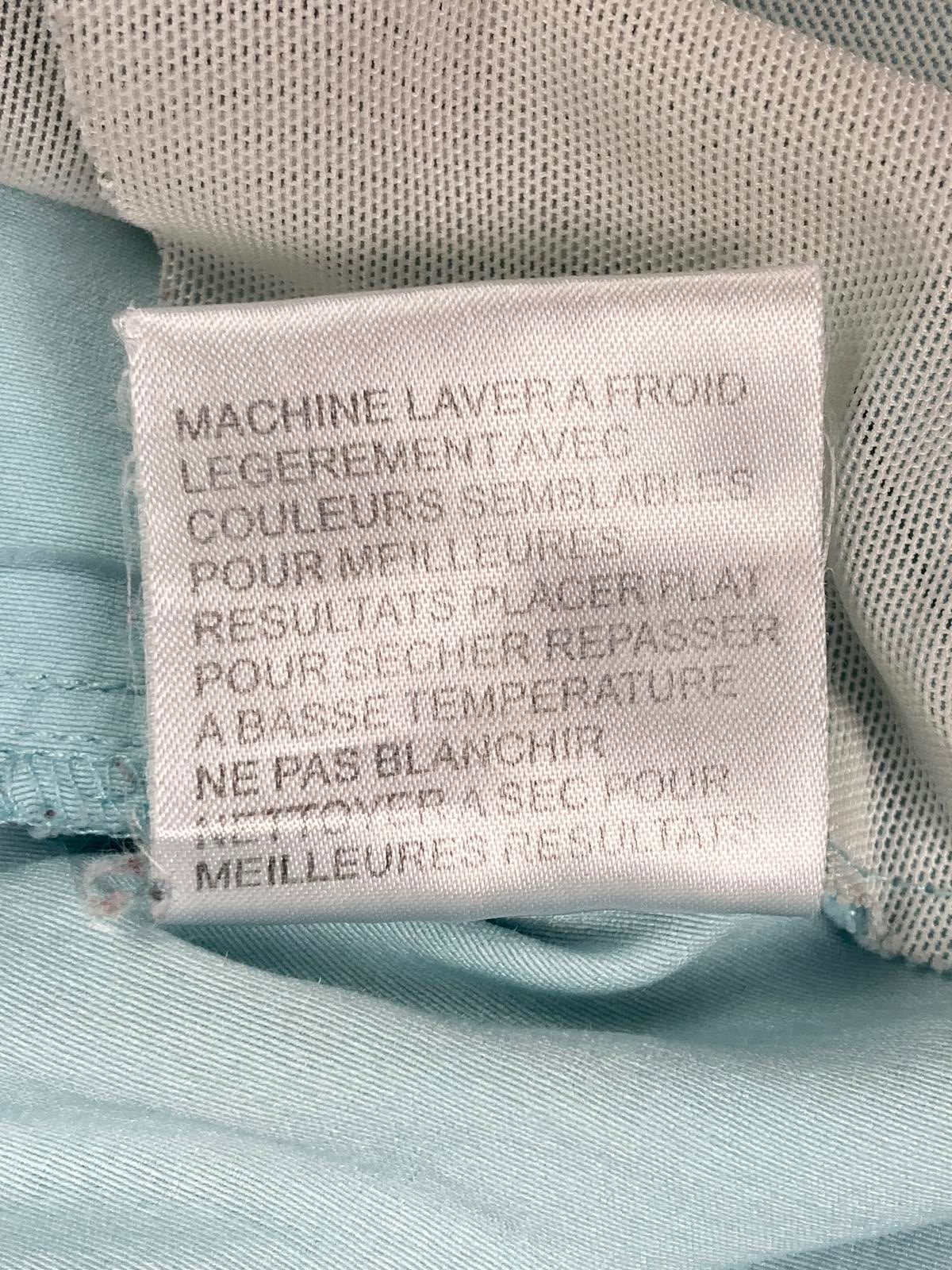 Jamie Sadock Capri Golf Pants Womens Size 8 Light Blue Stretch Buckle Straps