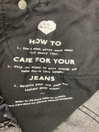 Madewell 10" High-Rise Skinny Crop Jeans Women’s Sz 28 Black Gray Raw Hem