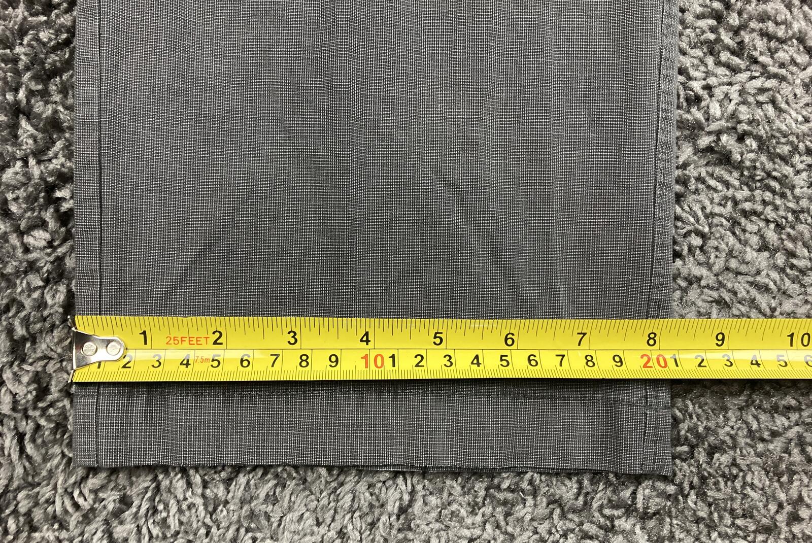 Calvin Klein Mens Gray Textured Chino Pants 100% Cotton Straight Leg 31x32