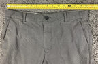 Calvin Klein Mens Gray Textured Chino Pants 100% Cotton Straight Leg 31x32
