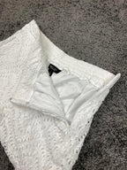 Simply Vera Vera Wang White Eyelet Lace Lined Shorts Women’s Size S